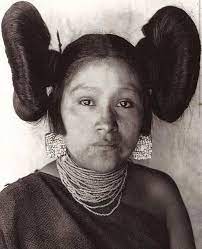 Looking for inspirational indian hairstyles? A Woman Of The Hopi Native American Tribe With A Squash Blossom Whorl Hairstyle The Traditional Style For Unmarried Women Of The Tribe And Later The Inspiration For Princess Leia S Signature Hairstyle