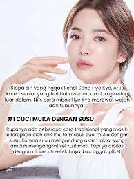 Rahasia Kecantikan Awet Muda Song Hye Kyo yang Harus Kamu Tahu!