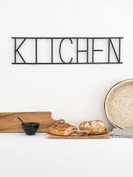 Lavish home rustic barn star metal wall art in brown. Black Metal Wall Art 70x17cm Kitchen Maisons Du Monde