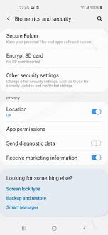 All cause trouble for secure folder permissions, and in many cases for normal phone apps permissions. Samsung Galaxy A60 Review Os Ui Settings Menu Applications