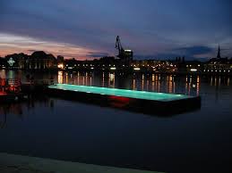 Programs include swim teams, swimming lessons for all ages, and open swim hours. Badeschiff The Floating Swimming Pool In Berlin Amusing Planet