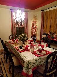 Lenox Holiday China Lenox Holiday Tablecloth With Villeroy And Boch Red Boston Goblets Christmas Christmas Table Christmas Table Settings Holiday Tablecloths