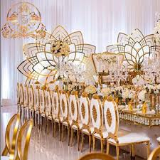 Wedding Stainless Steel Metal High Back Luxury Wedding Chair View Luxury Wedding Chair Fertile Product Details From Foshan Hardware Furniture Co Ltd On Alib Wedding Chairs Stainless Steel Metal Commercial Furniture