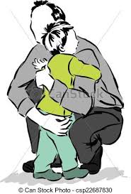Vectors Of Father Man Hugging A Child Son Illustration Csp22687830 Search Clip Art Illustration Drawings And Clipart E Dad Drawing Man Hug Hug Illustration