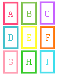 You can also make a fun banner to Abc Flashcards Free Printable Simple Mom Review