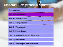 Kementerian pelajaran malaysia 4.1 laporan suku tahun pengurusan stor kerajaan bahagian perolehan dan pengurusan aset kementerian pelajaran malaysia. Tatacara Pengurusan Stor Kerajaan Ppt Download