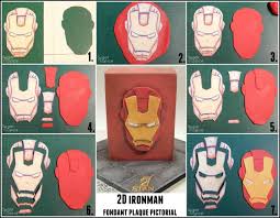 The shield was made out of vibranium, the rarest metal on earth. Iron Man 2d Mask Pictorial Cakesdecor