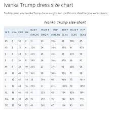 Ivanka Trump Dress Size Chart Bedowntowndaytona Com