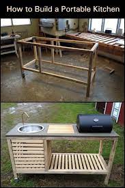 All you need are the right tools and a little creativity. How To Build A Portable Kitchen For Your Backyard Build Outdoor Kitchen Diy Outdoor Kitchen Portable Kitchen