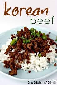 1 Lb Lean Ground Beef 1 2 Cup Brown Sugar 1 4 Cup Soy Sauce 1 Tablespoon Sesame Oil 3 Cloves Garlic Minced 1 4 Recipes Korean Beef And Rice Recipe Beef Dinner