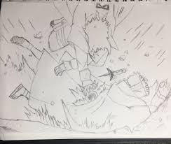 He was part of a genin team with kakashi and rin and trained by the fourth hokage, minato. A Minato Vs Tobi Sketch I Did Naruto