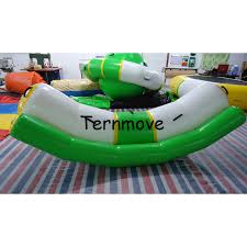 Blow out the pressure side. Inflatable Seesaw Toys For Swimming Pool Pvc Air Water Totter Single Line Double Lines Seesaw Rocker Inflatable Bouncers Aliexpress