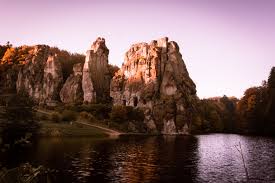 Externsteine Landschaftsfotografie Landscape Morgenstunde Sunset Goldenhoure Mystisch Magisch Ex Interessante Orte Externsteine Landschaftsfotografie