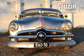 We would like to show you a description here but the site won't allow us. Bare Metal Brotherhood Damien Lewis 1950 Ford Single Spinner Cruzin Magazine