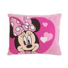 Travel pillow case / child pillow case of walt disney mickey mouse / minnie mouse pillow / mickey mouse pillowcase / 12x16 pillowcase. Disney Minnie Mouse Pink Decorative Pillow Walmart Com Walmart Com