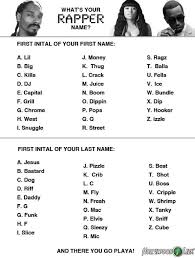 Whats Your Name Generator Whats Your Rapper Name What