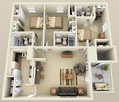 Image Result For 3d Floor Plan Apartment Sims House Design Apartment Floor Plan Apartment Layout