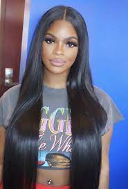 Jt On Twitter Blackkkkkk Front Lace Wigs Human Hair Black Girl Natural Hair Pretty Black Girls