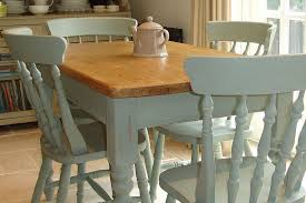 Pine Table And Chairs In Annie Sloan S Duck Egg Blue Painted Dining Table Diy Kitchen Table Pine Table And Chairs