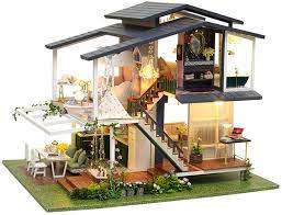 After a little diy, it can become the ultimate garden house. Amazon Com Toyroom Diy Miniature Dollhouse Wooden Furniture Kit French Romantic Monet Garden Flower 3 Storey Villa Diy House Room Assembly Doll House Building Kit Birthday Gifts For Adults Girls With Dust Cover Toys