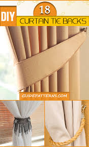 Touch device users can explore by touch or with swipe gestures. 64 Diy Curtain Tie Backs Guide Patterns