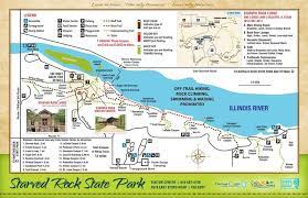 Starved Rock Hiking Map Playground, Map, State Parks