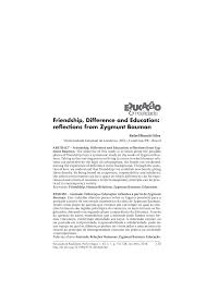Marhite natal on, lam tapareahi ma holong na. Pdf Friendship Difference And Education Reflections From Zygmunt Bauman