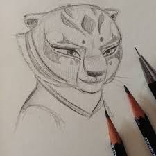 Yesterday I Saw Kung Fu Panda 3 Loved It A Beautiful Ending To The Series At Least I Hope This Is The L Kung Fu Panda Panda Sketch Tigress Kung