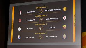 All the key dates for the 2020/21 uefa europa league campaign. Europa League Quarter Final Draw Arsenal Vs Slavia Granada Vs United Uefa Europa League Uefa Com