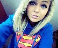 Like My Friend Medium Scene Hair Short Hair Glasses Red Scene Hair