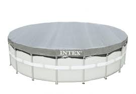 Intex 28041 Deluxe E Il Telo Di Protezione Universale Per Piscine Rotonde Fuori Terra Con Diametro 549 Cm Il Telo Evita Che Vento E Insetti Sporchino L Acqua Della Vostra Piscina La Copertura
