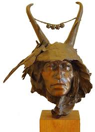 Fritz White bronze sculpture