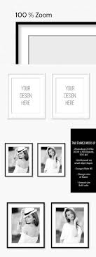Minimal Poster Frame Mockup V4 Poster Frame Minimal Poster Frame Mockups