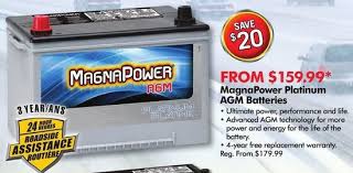 Magnapower Platinum Agm Batteries Yp Ca