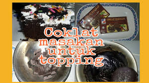 Topping donat dari coklat batang. Cara Mencairkan Coklat Masakan Youtube