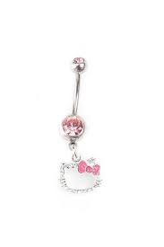 Hellokitty Navel Barbell 14 00 Hello Kitty Jewelry Belly Jewelry Belly Button Piercing Jewelry