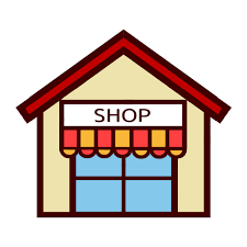 お店(カラー)/建物9/乗り物・建物/無料イラスト素材