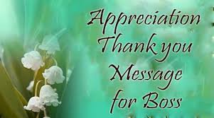 * lost with you, in you, and without you. Appreciation Thank You Message For Boss