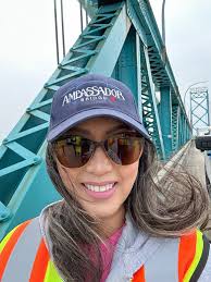 On my recent tour of the Ambassador Bridge, I witnessed firsthand just how  vital this crossing is to our economy and the thousands of regional jobs it  supports. Standing in the middle