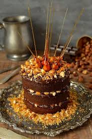Mini Chocolate Nutella Ganache And Hazelnut Praline Layer Cake Praline Recipe Chocolate Nutella Yummy Cakes