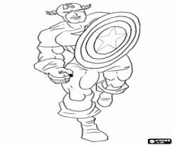 Laden sie dieses bild kostenlos in. Kolorowanki Kapitan Ameryka Superhero