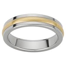 Bague capture in motion titane or rose. Alliance En Or Blanc Et Titane Pandora