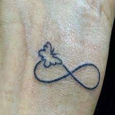 110 Small Butterfly Tattoos With Images Butterfly Infinity Tattoo Infinity Butterfly Tattoo Butterfly Tattoo