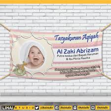 Background aqiqah anak free vector download 53 384 free vector for commercial use format ai eps cdr svg. Jual Backdrop Background Banner Spanduk Tasyakuran Aqiqah 2x1 M 012 Di Lapak Lihai Studio Bukalapak