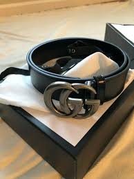 Mens Gucci Belt Black 95 W Silver Gg Buckle 34 Waist Fashion Clothing Shoes Accessories Mensaccessories Belt Silver Gucci Belt Mens Gucci Belt Gucci Belt