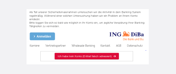 Ze zmiennym oprocentowaniem nominalnym w skali. Warnung Fur Ing Diba Kunden Diese Phishing E Mails Sind Aktuell