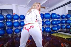 Gym workout big boobs big ass