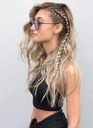 If your girl has long hair then you can braid as many as you want. Pretty Side Braid On Dark To Blonde Long Hair Blonde Braid Dark Hair Long Pretty Side Braids For Long Hair Long Hair Do Long Hair Styles