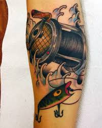 Made in rhode island, and fished around the world, tattoo's tackle has become a respected name in wooden fishing lures. Top 73 Fishing Tattoo Ideas 2021 Inspiration Guide