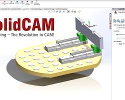 Imagem de SolidCAM interface